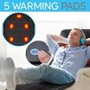 Serenelife Full Body Massage Mat with Heat - 10 Motors Vibrating Massage Mattress Pad with 5 Heating Pads for B SLMPDMSG88